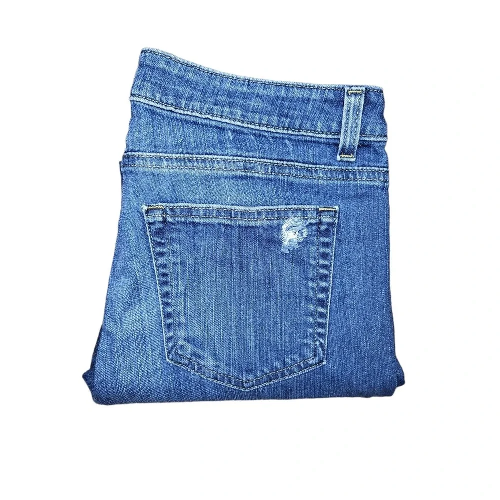 Michael Kors Jeans Women Sz 4 Straight‎ Leg Mid Rise Blue Denim Everyday Pants